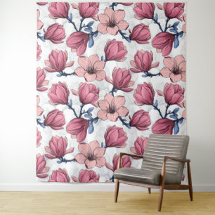 Tapete De Parede Magnolia Jardim 2