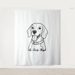 Tapete De Parede Maiestoso Rottweiler Dog Art