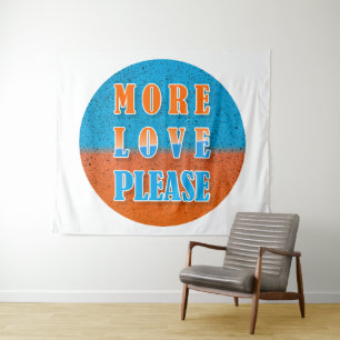 Tapete De Parede MAIS AMOR, POR FAVOR, design positivo