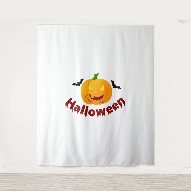 Tapete De Parede maldito Halloween (Frente)