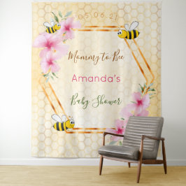 Tapete De Parede mamãe de chá de fraldas para abelhão