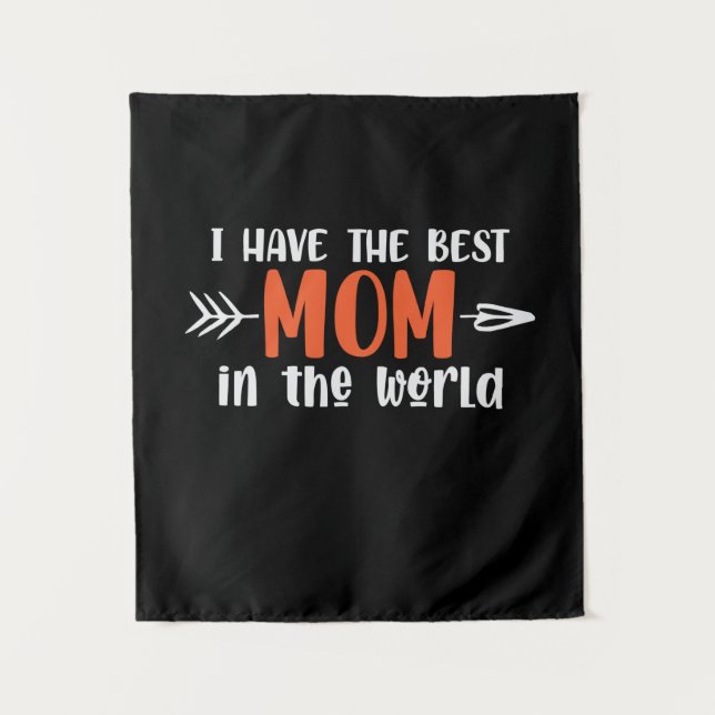 Tapete De Parede Mamãe Presente Eu Tenho A Melhor Mãe (Frente)