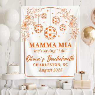 Tapete De Parede Mamma Mia Bachelorette Party Banner, She's Saying 