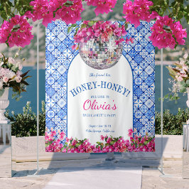 Tapete De Parede Mamma Mia Noiva de Disco Sinal de Boas Vindas Tape