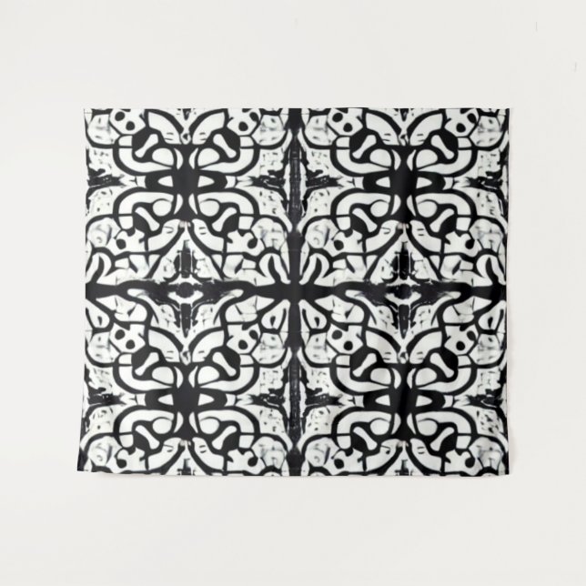Tapete De Parede Manchas de Tinta (Frente (Horizontal))
