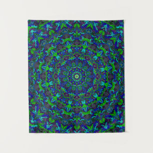 Tapete De Parede Mandala com design detalhado, intrincado de Lotus,