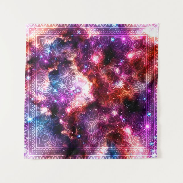 Tapete De Parede Mandala cósmica nº 12 (Frente)