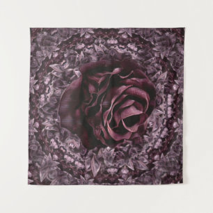 Tapete De Parede Mandala de Rosa 