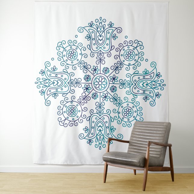 Tapete De Parede Mandala Floral (In Situ)