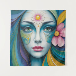 Tapete De Parede Mandala Flower Women