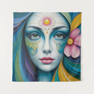 Tapete De Parede Mandala Flower Women