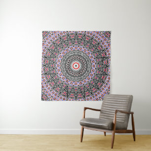 Tapete De Parede Mandalá Mosaico