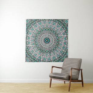 Tapete De Parede Mandalas Mosaico Invertido