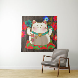 Tapete De Parede Maneki Neko - arte sorte