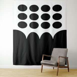 Tapete De Parede "Manhã" Abstrato mínimo preto e branco
