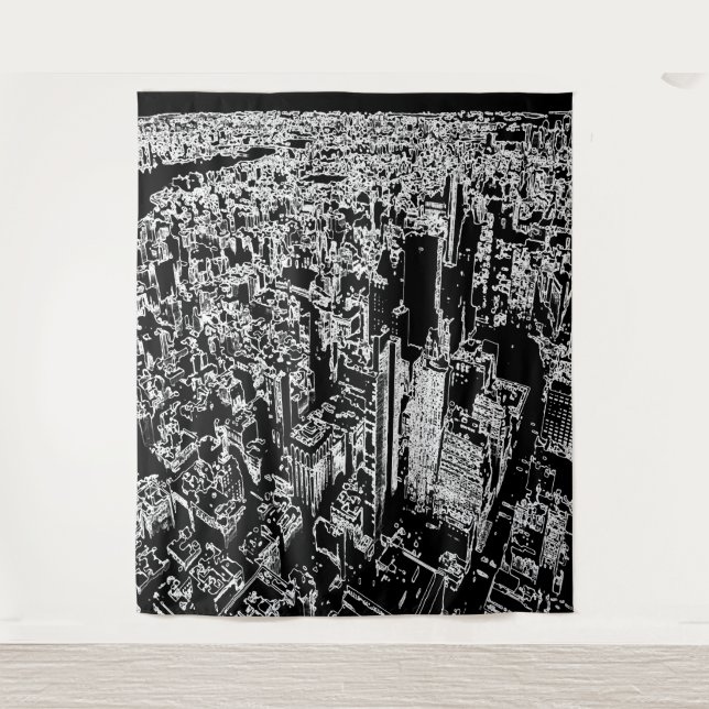 Tapete De Parede Manhattan projetado (Frente)