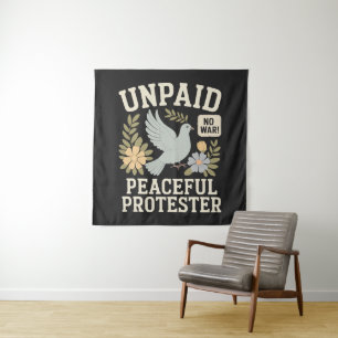 Tapete De Parede manifestante pacífico não remunerado