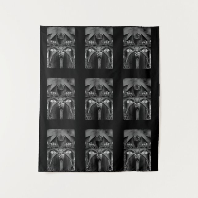 Tapete De Parede Mansão Gótica (Frente)