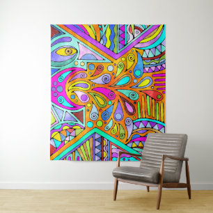 Tapete De Parede Mão Desenhada Por EDDArt - Blah Blah Blah 1