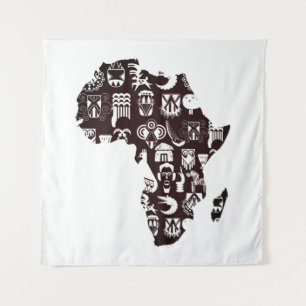 Tapete De Parede Mapa da África