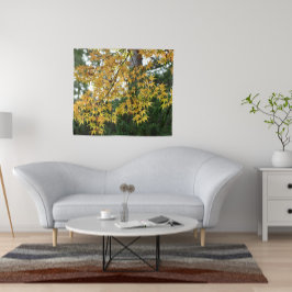 Tapete De Parede Mapeamento Amarelo Japonês Deixa Foto