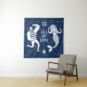 Tapete De Parede Mar do poster do amor