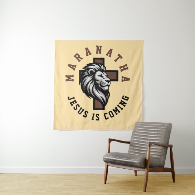 Tapete De Parede Maranatha Jesus is coming  (In Situ)