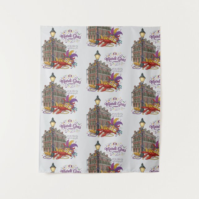 Tapete De Parede Mardi Gras (Frente)