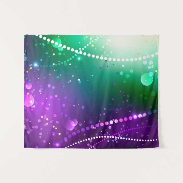 Tapete De Parede Mardi Gras Festivo Purple Background (Frente (Horizontal))