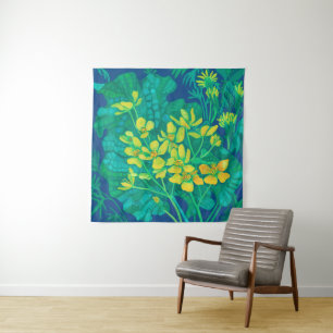 Tapete De Parede Marsh Marigold Summer Wildflower Pintura Floral