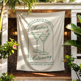 Tapete De Parede Martinis & Matrimony Bachelorette Weekend