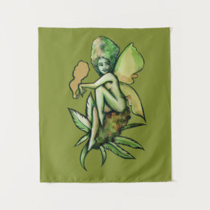 Tapete De Parede Mary Jane Fairy Green Goddese Toker