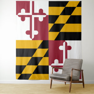 Tapete De Parede Maryland Flag