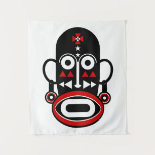 Tapete De Parede Máscara Tribal Africana