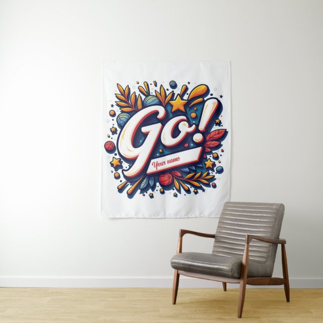 Tapete De Parede Mascote do Orgulho de Equipe Personalizado (In Situ)