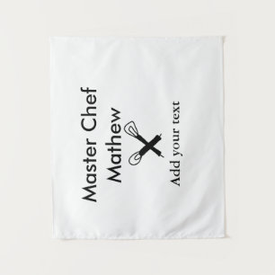 Tapete De Parede Master chef cozinha padaria cozinheira adiciona te