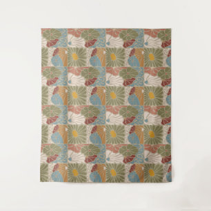Tapete De Parede Matisse Groovy floral Art Nouveau 1970s Boho 