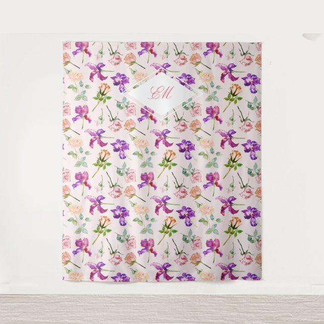 Tapete De Parede Máxima Botânica Selvagem Dropback de Fotochamada (Frente)