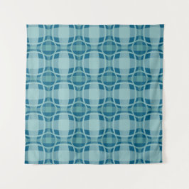 Tapete De Parede Mazipoodles Square Circle Plaid Baby Blue