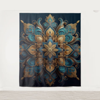 Tapete De Parede Medalhão Enigmático