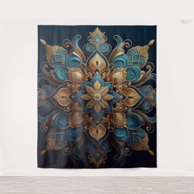 Tapete De Parede Medalhão Enigmático (Frente)