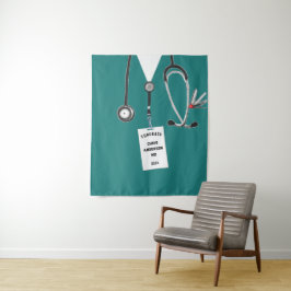 Tapete De Parede Medical School Doctor Graduation Banner Tapestry