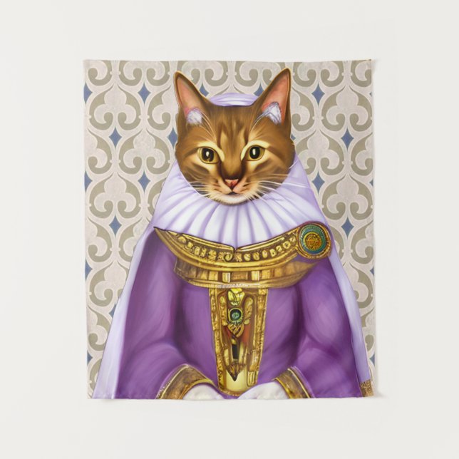 Tapete De Parede Medieval Cat Maiden (Frente)
