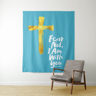 Tapete De Parede MEDO NÃO, ESTOU contigo - Religioso - Isaiah 41:1