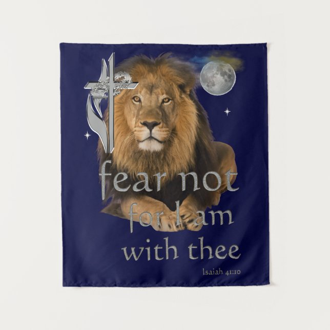 Tapete De Parede Medo não Isaiah 41:10 (Frente)