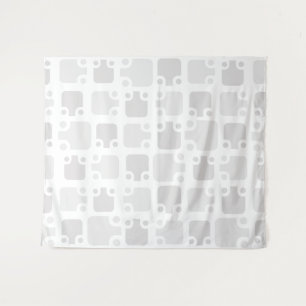 Tapete De Parede Meio século Modern Pattern White