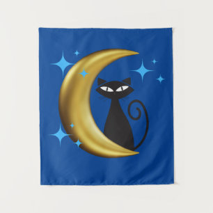 Tapete De Parede Meio século Moderno MCM Retro Atômico Negro