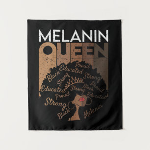 Tapete De Parede Melanin Afro Queen Art