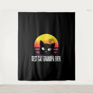 Tapete De Parede Melhor Avô De Gato Nunca Presente para Retro Ca