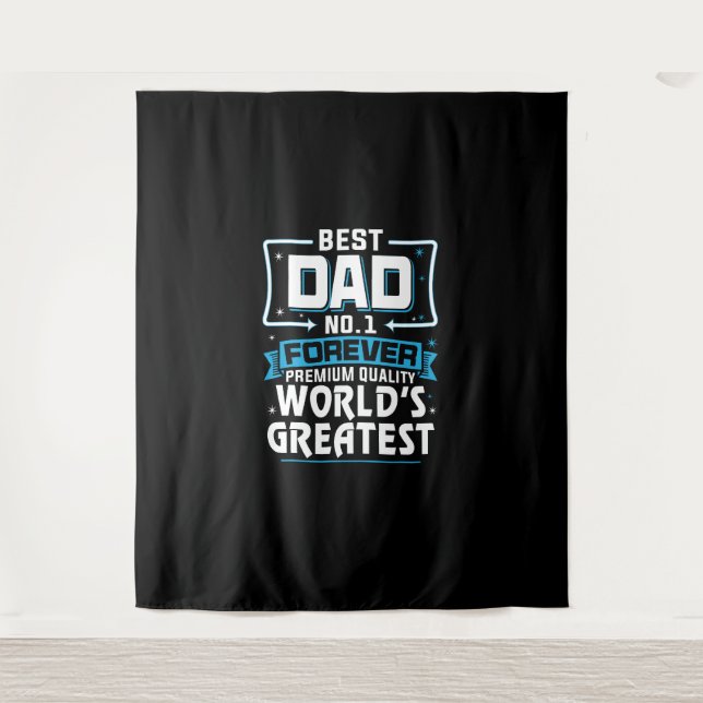 Tapete De Parede Melhor Pai do Mundo Nº1 (Frente)